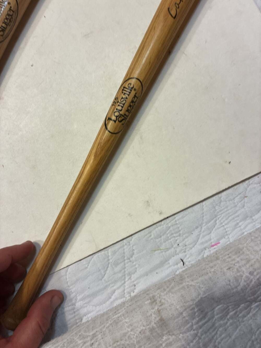 Lot of 2 Louisville Slugger 125 Cal Ripken Jr. and Joe Di Maggio Miniature Wood